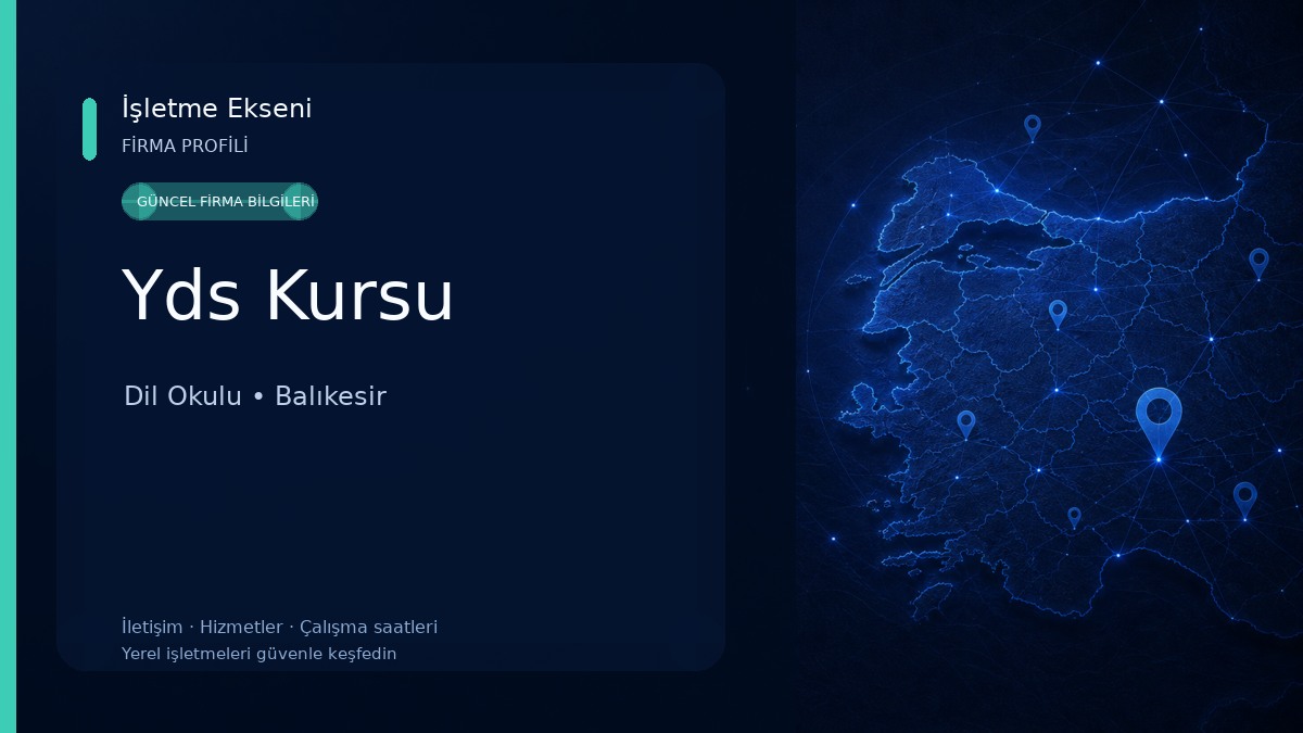 Yds Kursu Dil Okulu