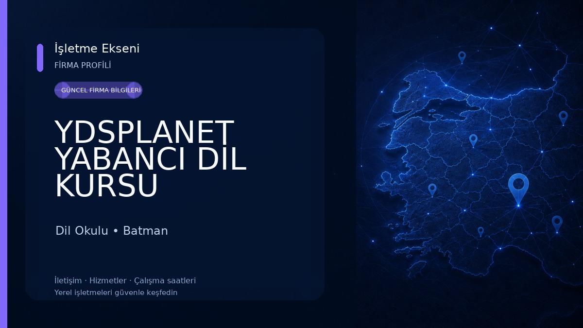 YDSPLANET YABANCI DİL KURSU 