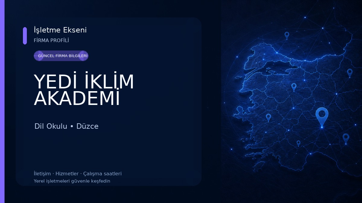 YEDİ İKLİM AKADEMİ