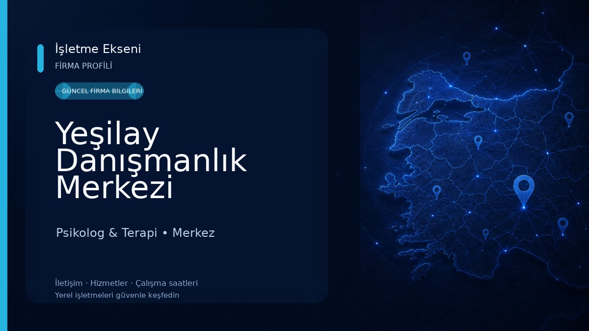 Yeşilay Danışmanlık Merkezi (YEDAM) Kilis Psikolog & Terapi