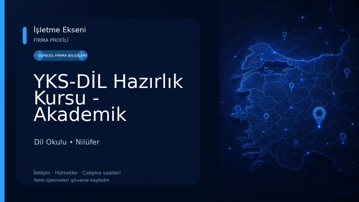 YKS-DİL Hazırlık Kursu - Akademik Yabancı Dil Kursları