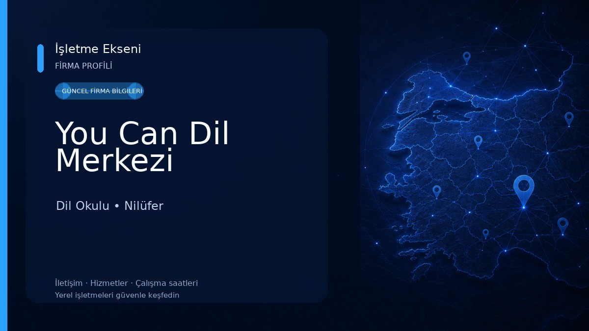 You Can Dil Merkezi Dil Okulu