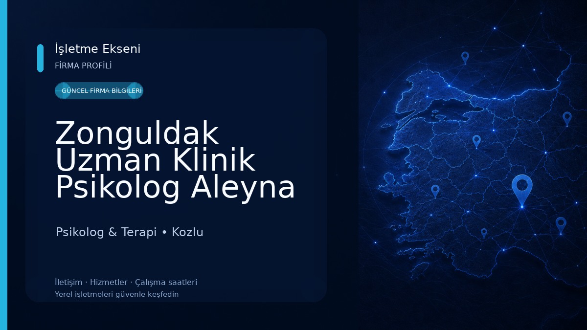 Zonguldak Uzman Klinik Psikolog Aleyna Koca Psikolog & Terapi
